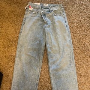 never worn, wide leg aritiza jeans